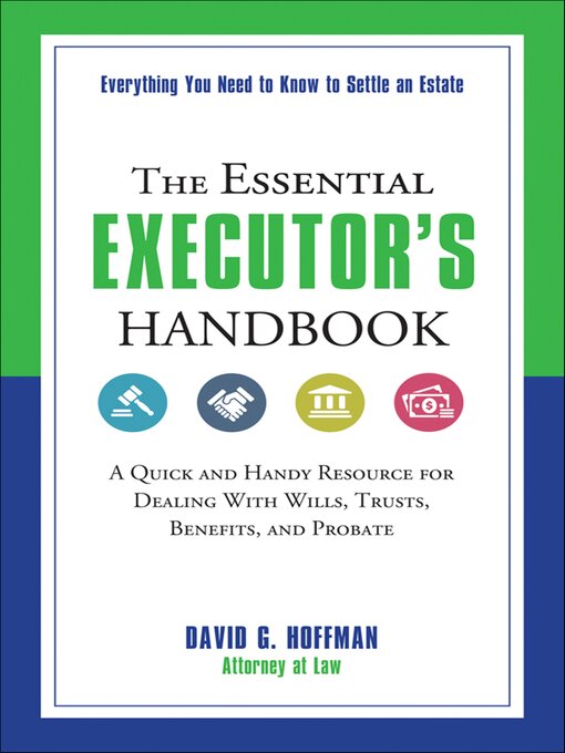 Title details for The Essential Executor's Handbook by David Hoffman - Available